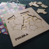 puzzle Polska (mapa z województwami)