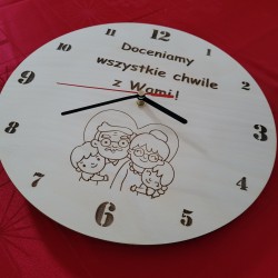 zegar dla babci i dziadka