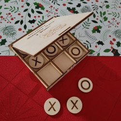 gra kółko i krzyżyk personalizowane w pudełku