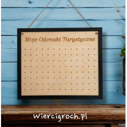 Tablica na odznaki z ramką