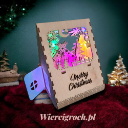 Pejzaż świąteczny trójkątny