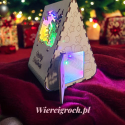 Pejzaż świąteczny trójkątny