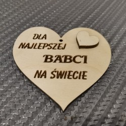 zawieszka serce dla babci